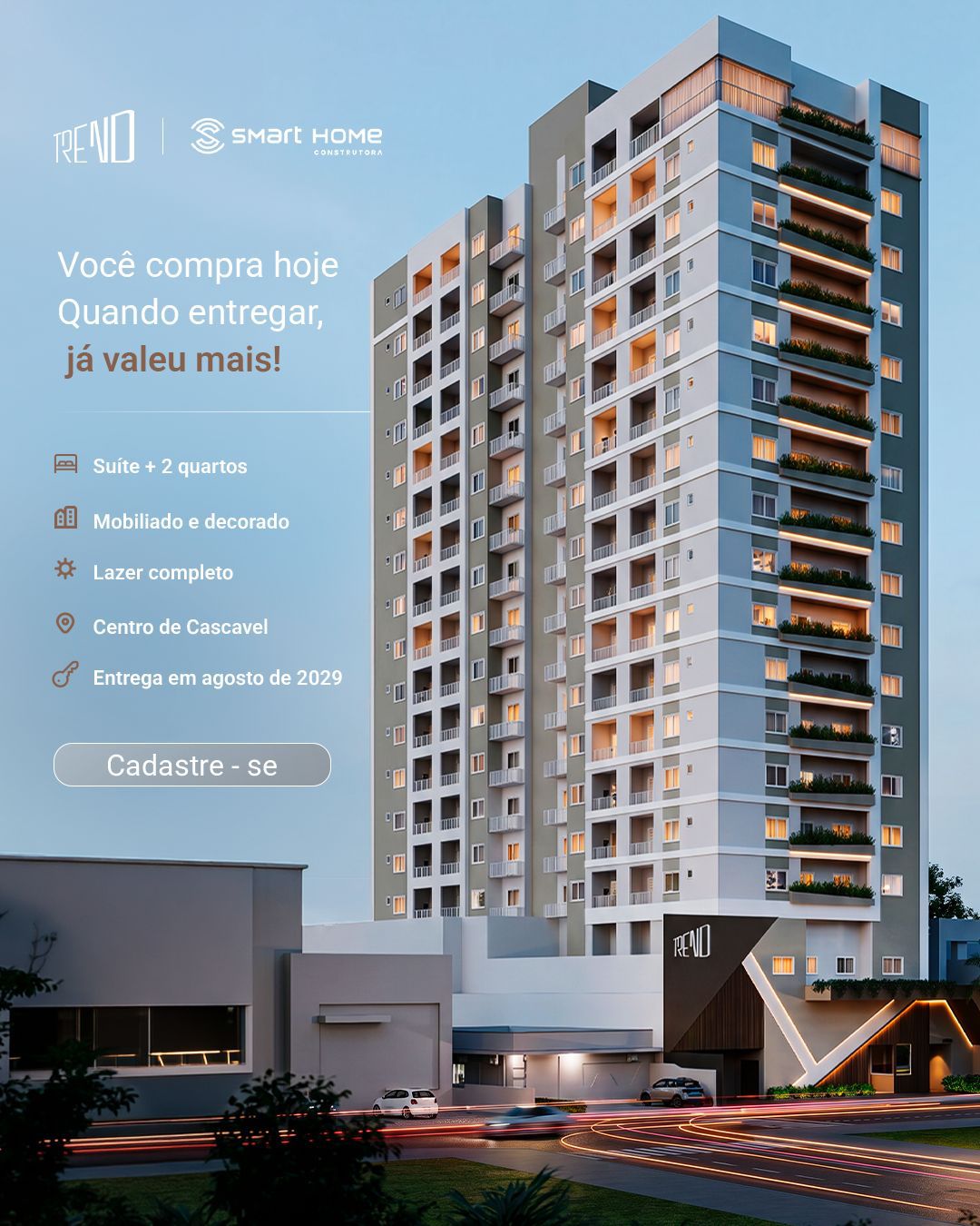 Melhor criativo do teste — Trend, Smart Home